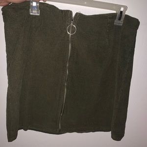zip up skirt